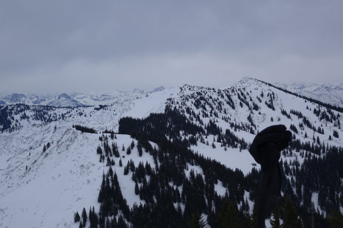 Schneeschuhtour zum Bleicher Horn und Höllritzereck