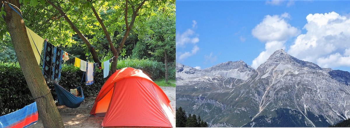Zelten, Wandern, Klettern in Chiavenna